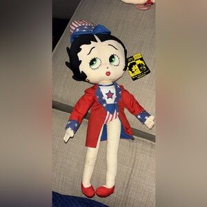 Red and Blue Star Doll